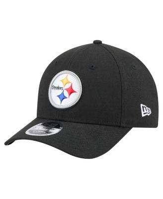 New Era - Men's Black Pittsburgh Steelers Team Collection 9FORTY M-Crown Adjustable Hat
