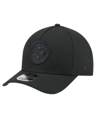 New Era - Men's Black Pittsburgh Steelers Team Collection 9FORTY M-Crown A-Frame Adjustable Hat