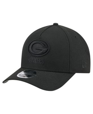New Era - Men's Black Green Bay Packers Team Collection 9FORTY M-Crown A-Frame Adjustable Hat