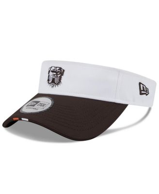New Era - Men's White/Brown Cleveland Browns 2025 NFL Training Camp Adjustable Visor