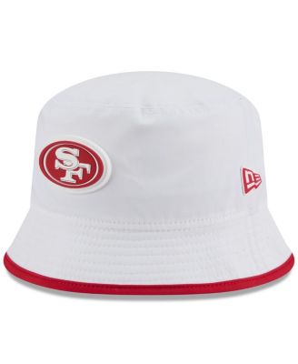 New Era - Men's White San Francisco 49ers 2025 NFL Training Camp Stretch Bucket Hat