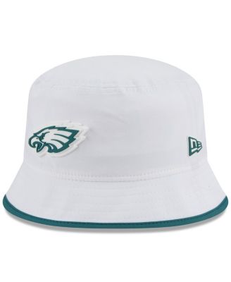New Era - Men's White Philadelphia Eagles 2025 NFL Training Camp Stretch Bucket Hat