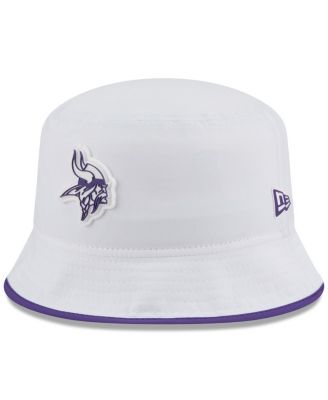New Era - Men's White Minnesota Vikings 2025 NFL Training Camp Stretch Bucket Hat