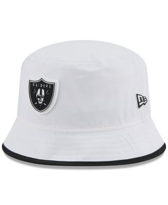 New Era - Men's White Las Vegas Raiders 2025 NFL Training Camp Stretch Bucket Hat