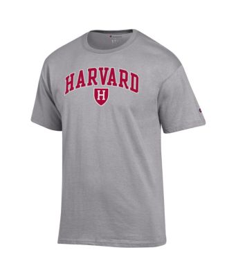 Men's&nbsp;Heather Gray Harvard Crimson Arch Over Logo T-Shirt