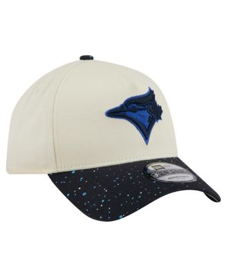 Men's Cream Toronto Blue Jays Speckle A-Frame 9FORTY Adjustable Hat