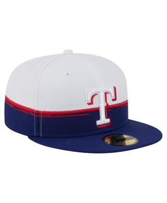 Men's Royal/White Texas Rangers Paint Stroke 59FIFTY&nbsp;Fitted Hat