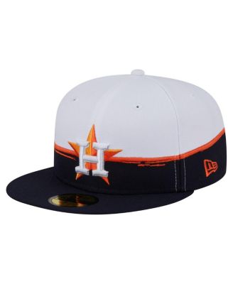 New Era - Men's Navy/White Houston Astros Paint Stroke 59FIFTY&nbsp;Fitted Hat