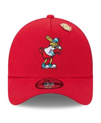 Men's Red St. Louis Cardinals 2025 Big League Chew A-Frame 9FORTY Adjustable Trucker Hat