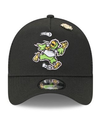 Men's Black Pittsburgh Pirates 2025 Big League Chew A-Frame 9FORTY Adjustable Trucker Hat