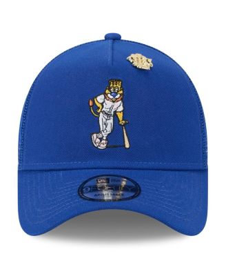 Men's Royal Kansas City Royals 2025 Big League Chew A-Frame 9FORTY Adjustable Trucker Hat