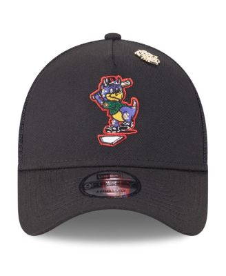 Men's Black Colorado Rockies 2025 Big League Chew A-Frame 9FORTY Adjustable Trucker Hat