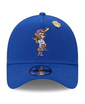 Men's Royal Chicago Cubs 2025 Big League Chew A-Frame 9FORTY Adjustable Trucker Hat