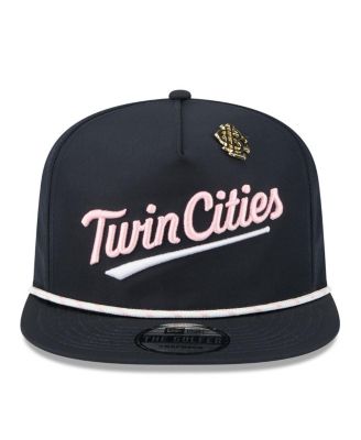 Men's Navy Minnesota Twins 2025 Big League Chew Golfer Snapback Hat