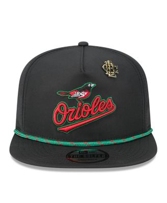 Men's Black Baltimore Orioles 2025 Big League Chew Golfer Snapback Hat