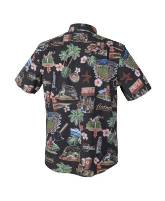 Men's&nbsp;Black Houston Astros Scenic Tri-Blend Button-Down Shirt