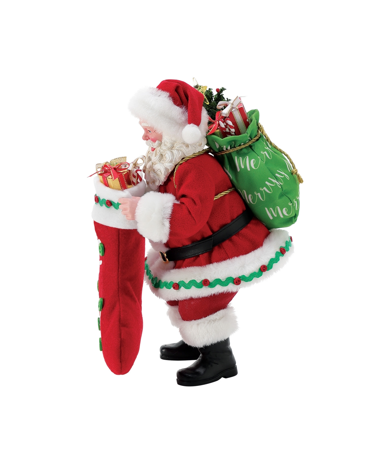 Department Five Possible Dream Santa The Big Stocking Figurine In Multi