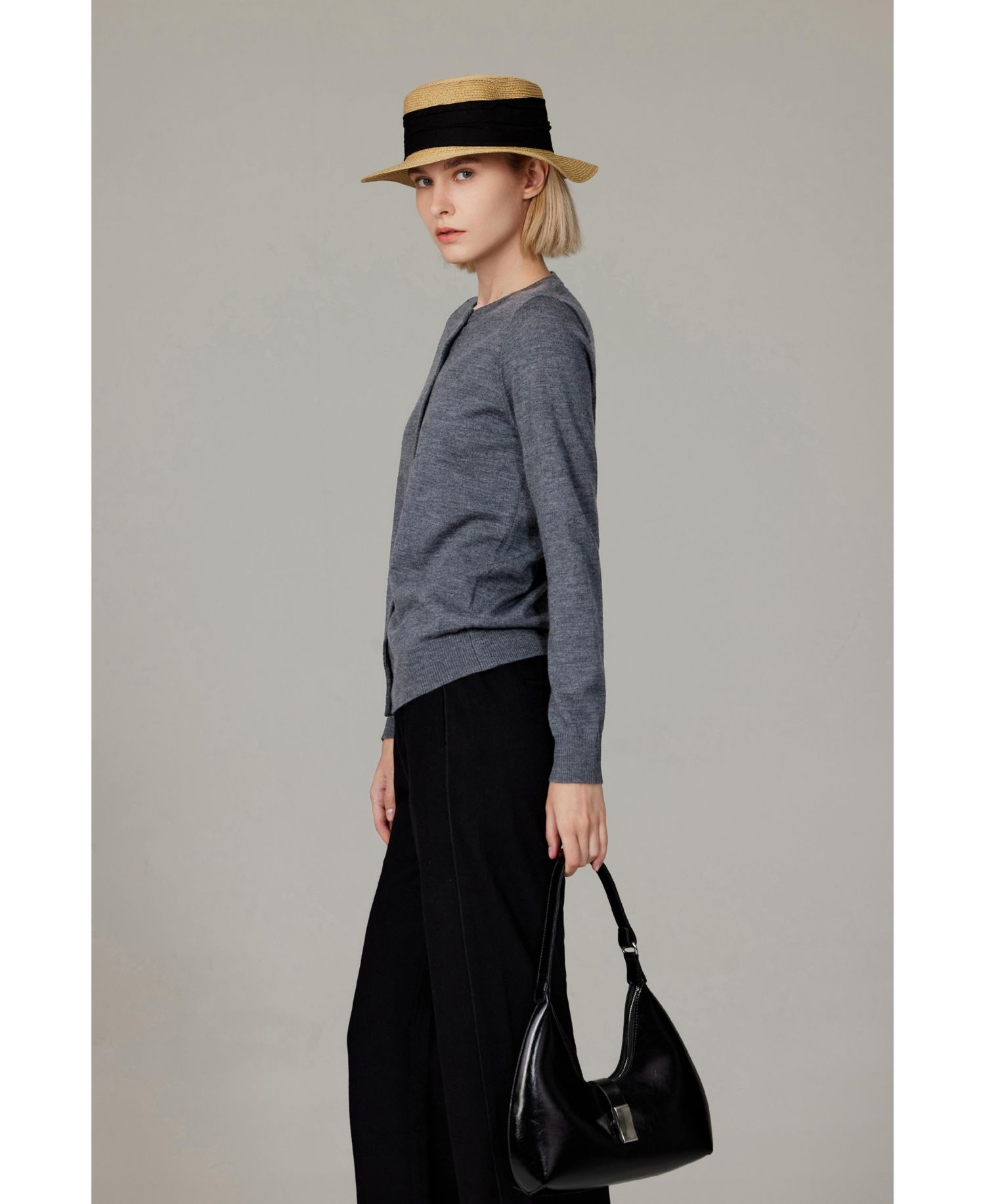 Women's 100% Merino Wool Light Weight Cardigan | Ultra Soft Fine-gauge Sweaters Machine Washable