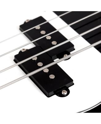 Full Size Electric 4 String Bass Guitar for Beginner Starter Complete Kit