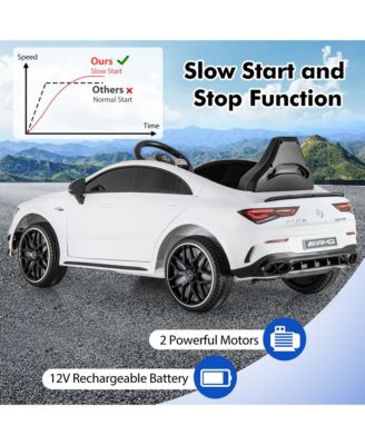 12V Kids Ride on Car w/Remote Rocking Function Transport Wheels Lights & Music