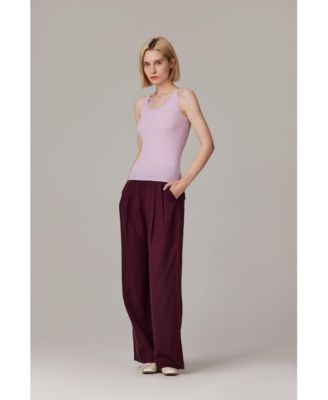 Women's Scoop Neck Tank Top | 75% Merino Wool 25% Silk Ultra-Soft Layering Essential | Natrual Moisture Wicking Sweater