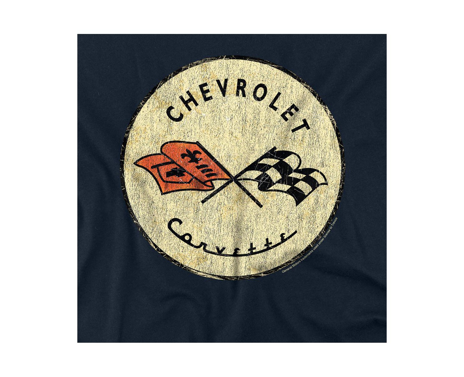 Men's Chevrolet Old Vette T-Shirt Navy