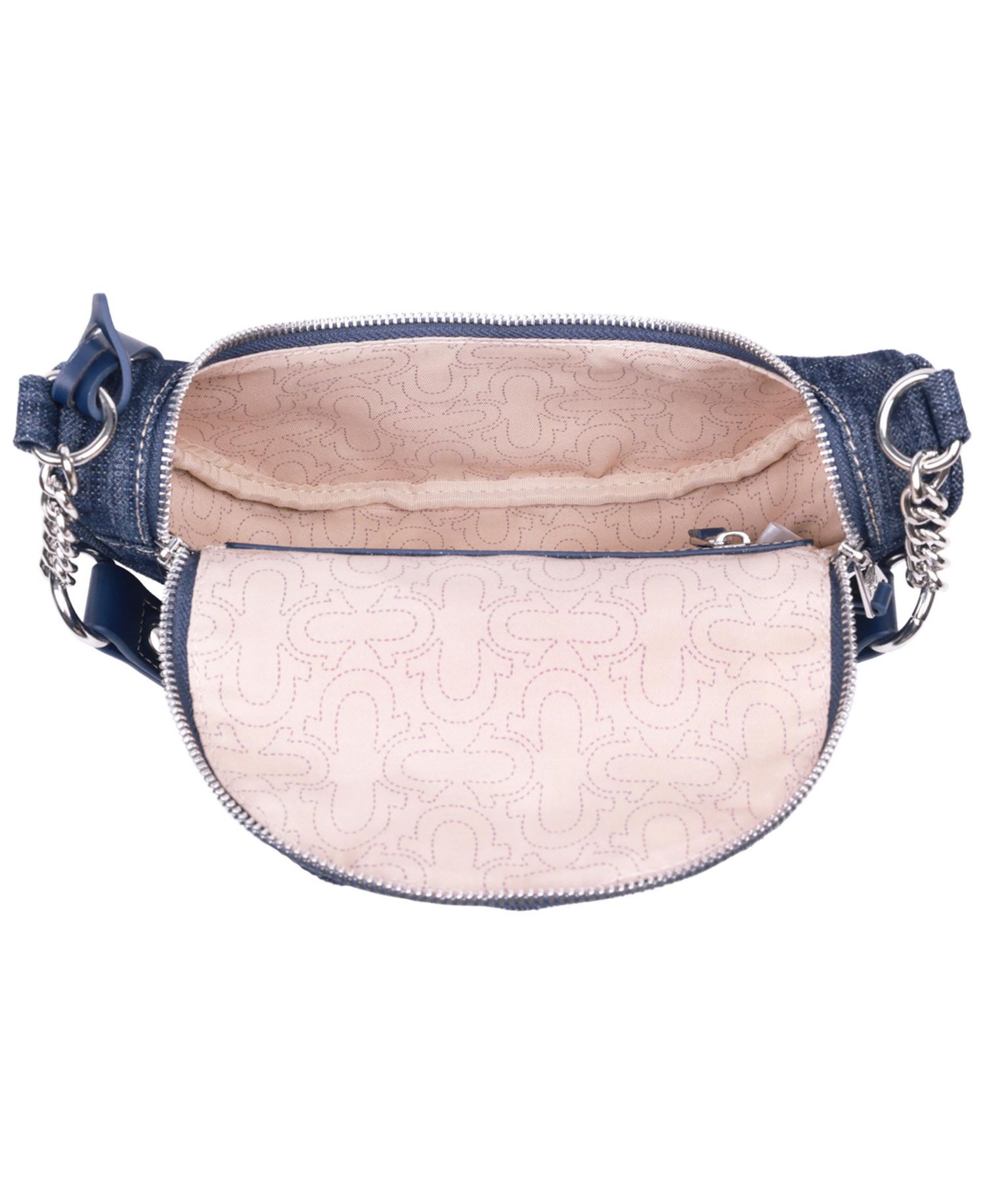 Chain Handle Denim Hobo