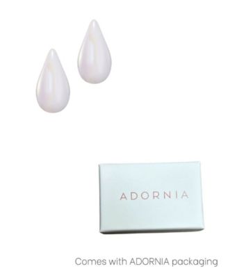 Cultivated Pearl Teardrop Sculptural Studs