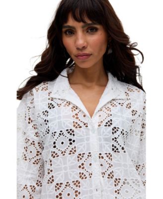 Women's Shelli All Over Broderie Anglaise Shirt