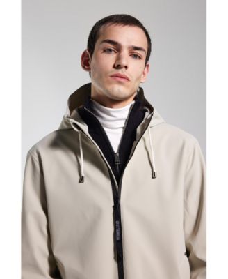 Men's Stockholm Lightweight Zip Matte Raincoat