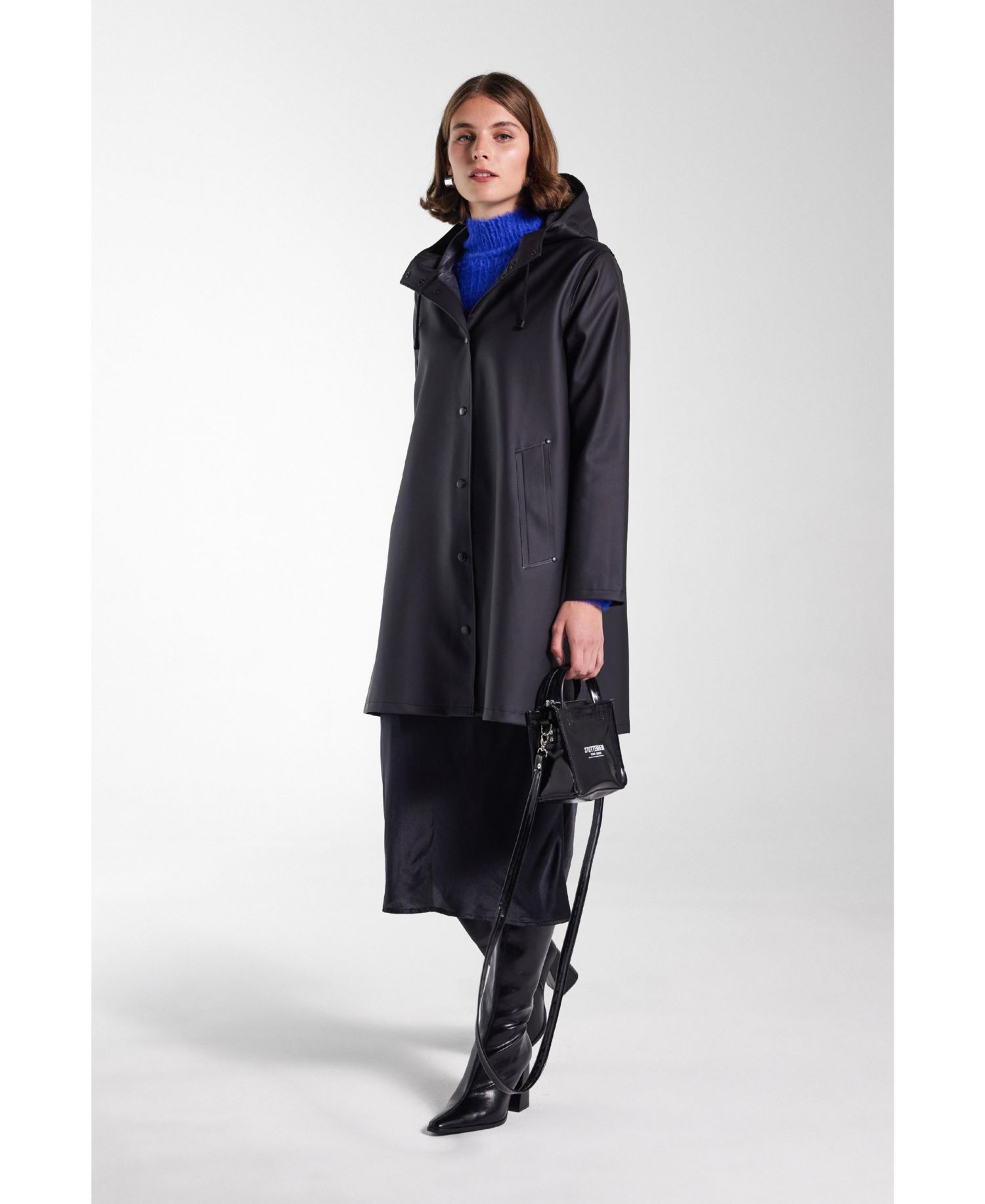 Mosebacke Hooded Long Sleeve Raincoat