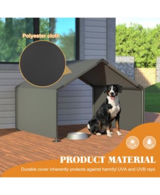 Dog Shade Shelter Portable Pet Tent Gray