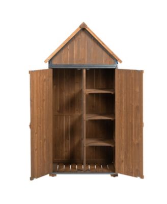 Outdoor Storage Cabinet - Brown