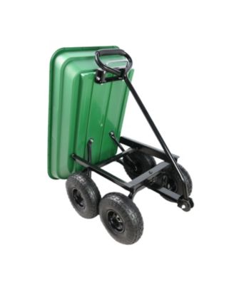 Folding Garden Dump Cart with 300 lb Capacity