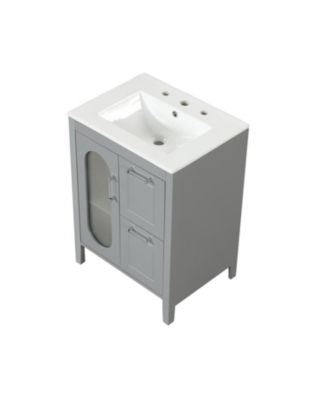 24" Bathroom Vanity with Sink & Drawers