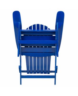 Acacia Wood Folding Adirondack Chair - Rustic Design