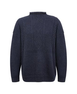 Women's British Wool Gansey Sweater