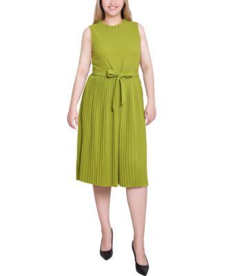 Women's Sleeveless Pleated Skirt Dress