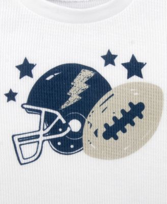 Baby Boys' Varsity Jacket, Football T-Shirt and Pants, 3-Piece Set