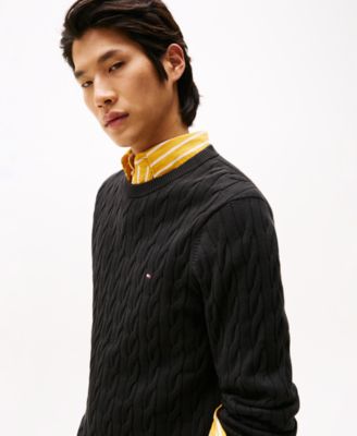 Men's Classic Cable Crewneck Sweater