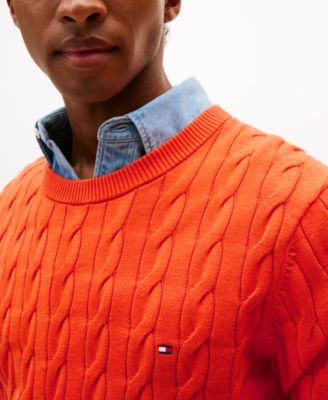 Men's Classic Cable Crewneck Sweater