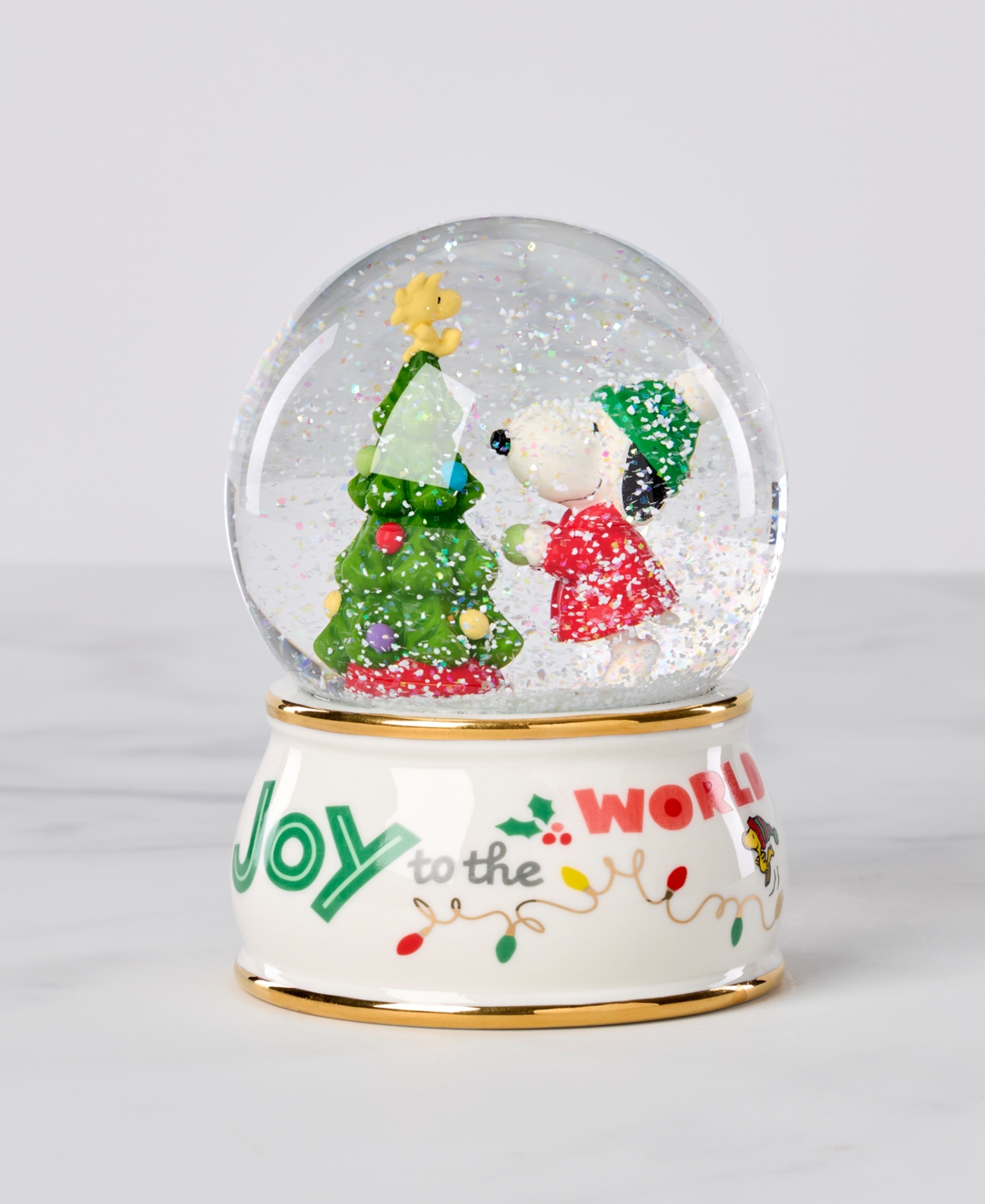 Lenox Snoopy Snow Globe In Multi