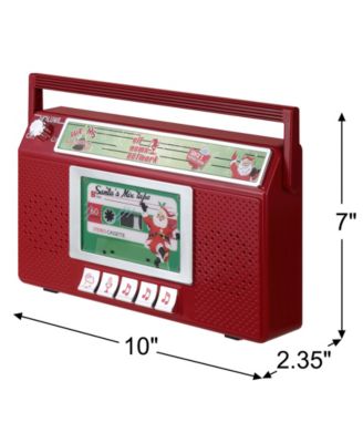 7" Santa's Boom Box Radio