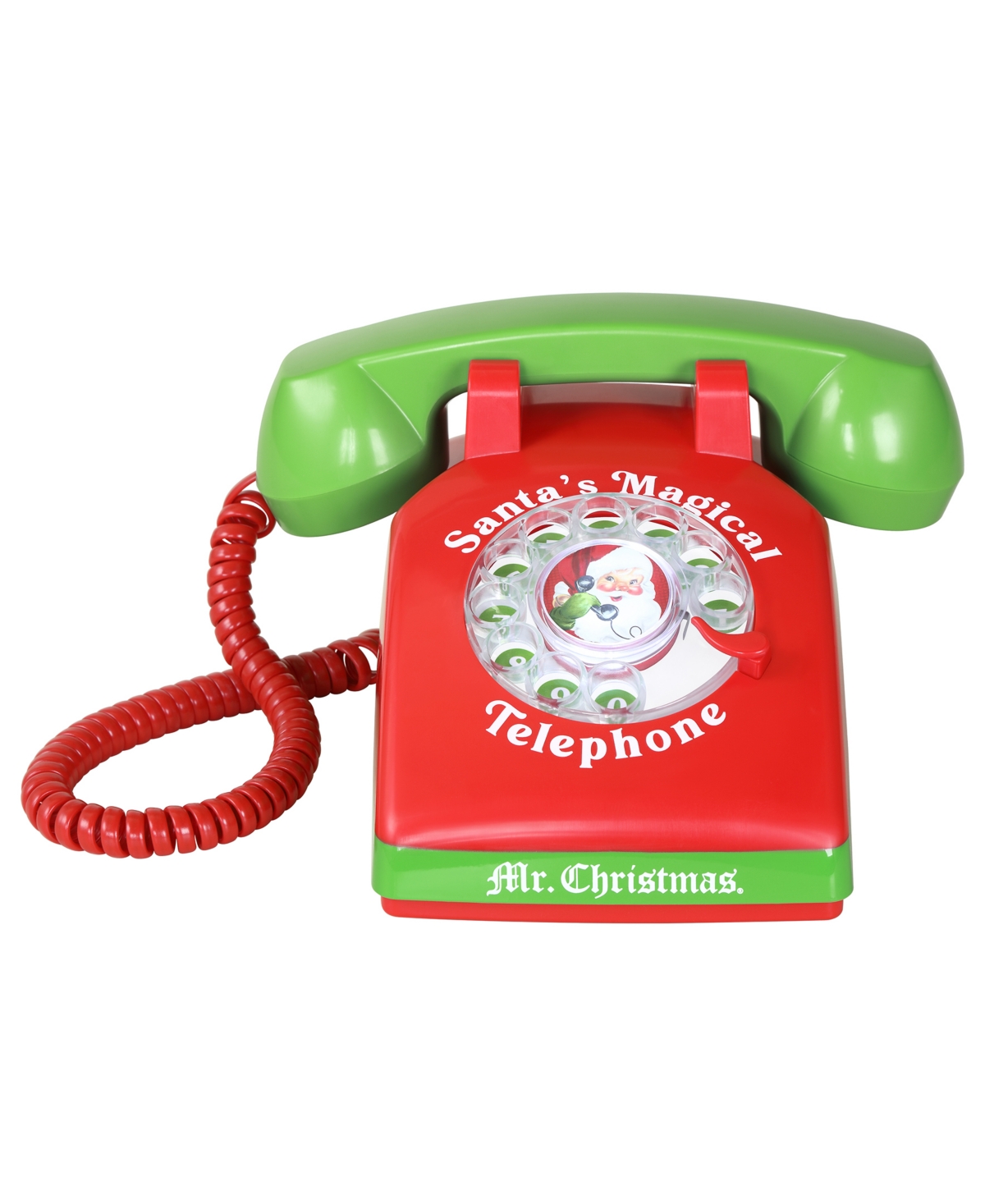 Mr. Christmas Santa's Magical Telephone In Red