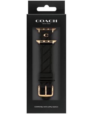 Women's Black Silicone Apple Watch Strap, 38mm, 40mm, 41mm