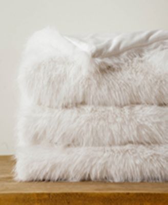 Lifestyle Faux Fur Throw, 60" x 80"