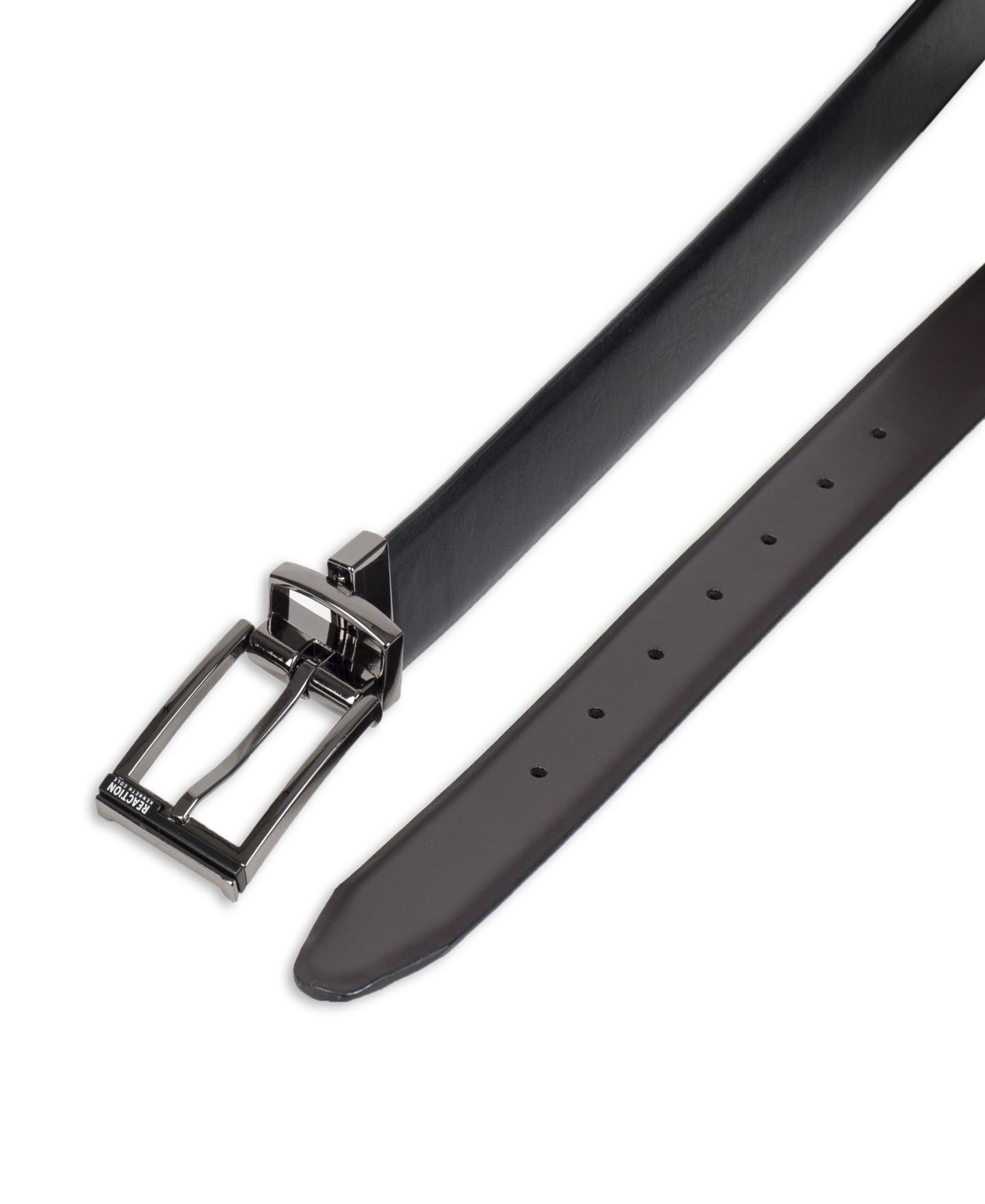 Мужской ремень Kenneth Cole Reaction 2-In-1 Reversible Feather Edge Dress Belt — фото 2