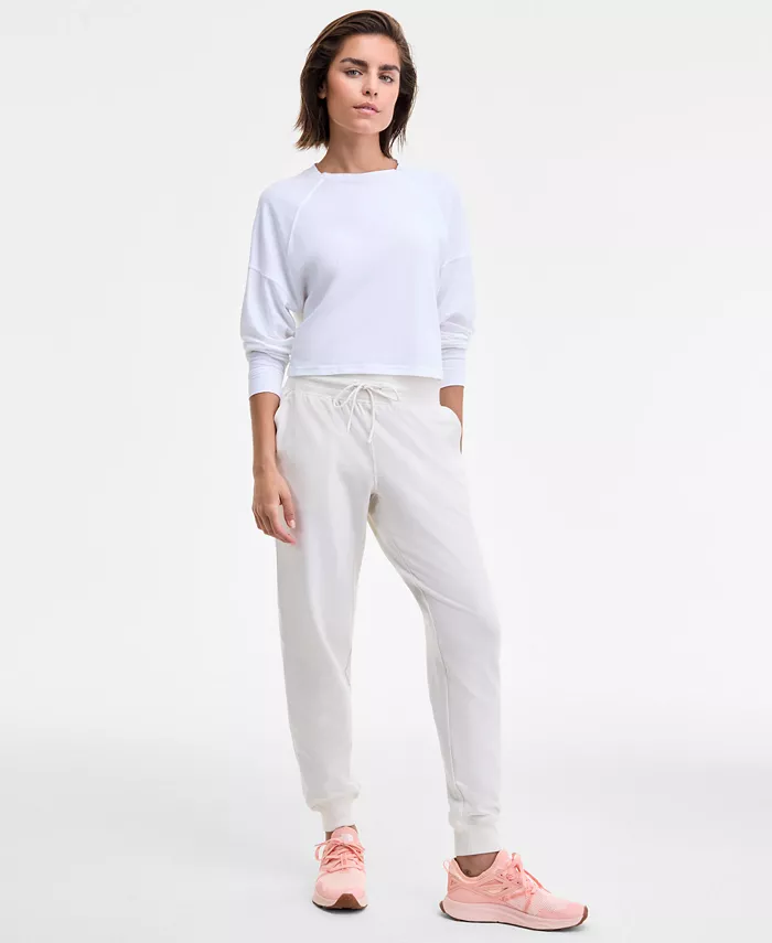 Women's Relaxed High-Rise Fleece Joggers - thumbnail 5