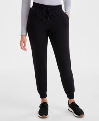 Women's Relaxed High-Rise Fleece Joggers, Macy's Exclusive