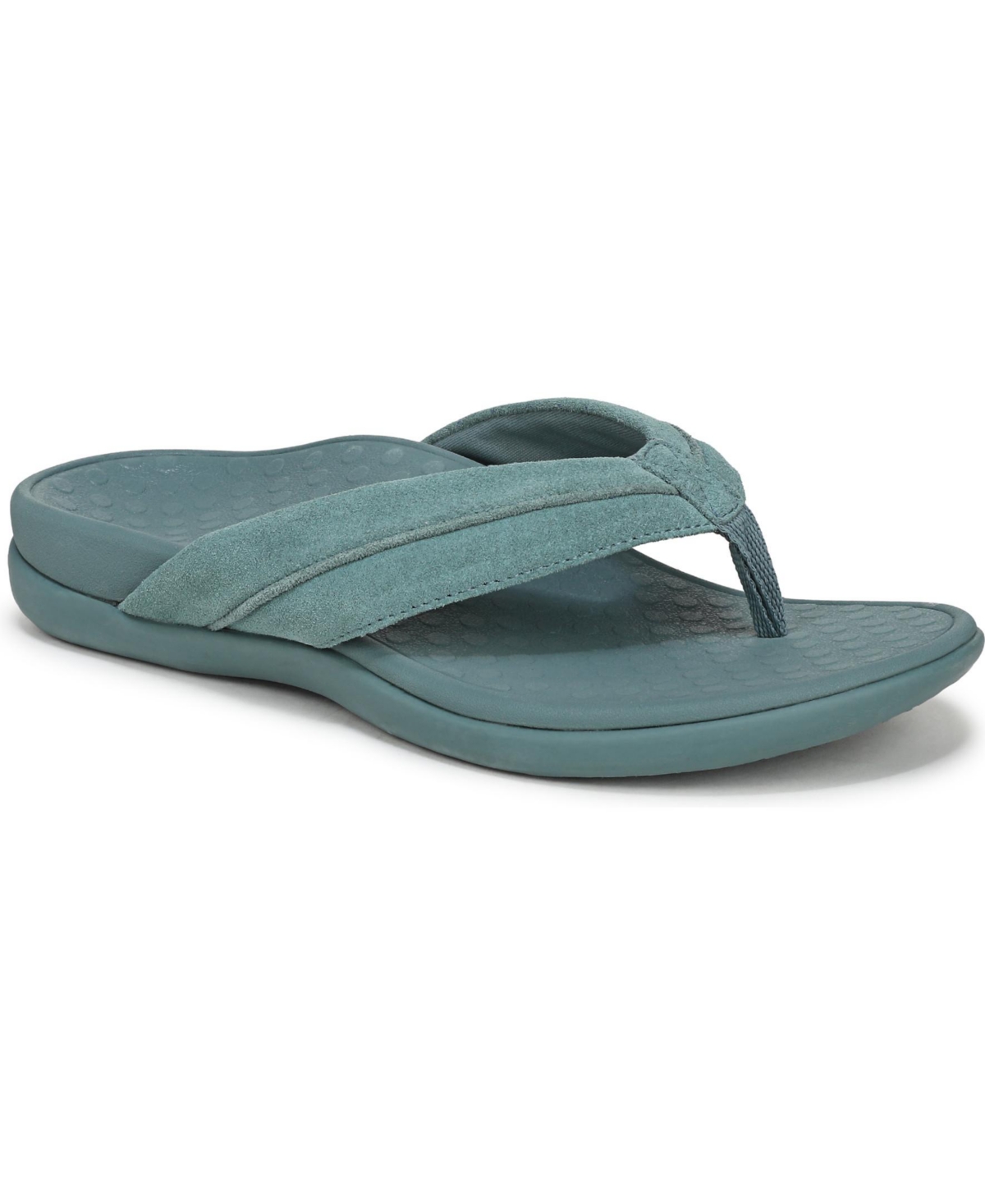 Womens Shore Thong Sandals - Cameo rose suede